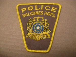 BALCONES HEIGHTS TEXAS POLICE PATCH - Bild 1 von 1