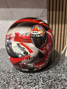 Bieffe Helmet Loris Capirossi Yamaxa moto GP 250 size 56 small Rare Vintage - Picture 1 of 18