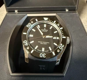 EDOX Chrono Offshore 1 80088 Professional Men's Watch Automatic from JP - Picture 1 of 9