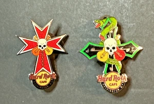 lot Hard Rock Cafe Pin pins lot Washington DC 2009 Cross and Skull le300 each - Picture 1 of 7