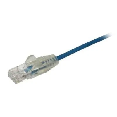 StarTech N6PAT6BLS 6Ft CAT6 Gigabit Ethernet Cable Slim Snagless RJ45 Blue - Image 1 of 4