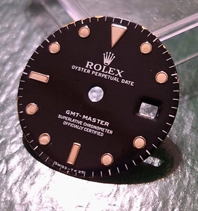 QUADRANTE ROLEX GMT-MASTER 16750 DIAL for 3075 - vintage original parts - Bild 1 von 9