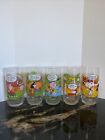 Vintage Complete Set Of 5 McDonald's CAMP SNOOPY COLLECTION GLASSES