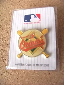 Baltimore Orioles 2002 Kanebo Foods Japanese lapel pin issued in Japan MLB - Picture 1 of 3