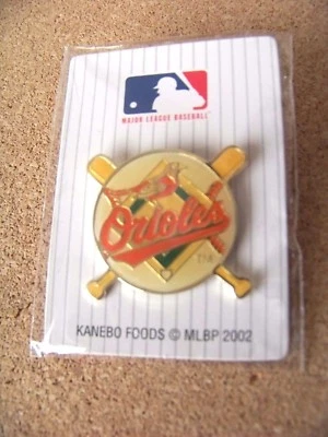 Baltimore Orioles 2002 Kanebo Foods Japanese lapel pin issued in Japan MLB - Image 1 of 3
