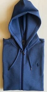 $125 NWT Mens Polo Ralph Lauren Double Knit Tech Full Zip Hoodie Jacket Derby - Picture 1 of 2