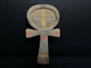 Ägyptischer ANKH (Schlüssel des Lebens) mit dem schönen ägyptischen Gesicht - Bild 1 von 3