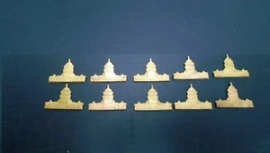 (10) Vintage - CAPITAL BUILDING - Washington DC - OTTONE TIMBRATO ornamento, ciondolo - Foto 1 di 8