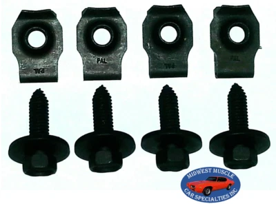  Impala Monte Carlo 442 Cutlass Biscayne guardabarros inferior a capucha herrajes pernos OC Foto 1 de 4