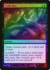 Tomb Hex FOIL Worldwake NM Black Common MAGIC THE GATHERING MTG CARD ABUGames