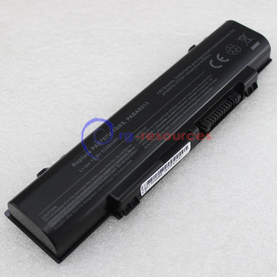 Bateria de 6 células para Toshiba Qosmio PA3757U-1BRS PABAS213 F60 F750 F755 T851 V65 - Imagem 1 de 4