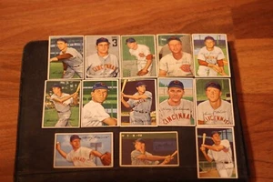 13 diff. 1952 Bowman baseball Cards, Cincinnati Reds, Mostly VG/EX - Picture 1 of 2