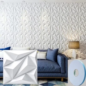 Self-adhesive Wall Stickers 30*30cm Background Wallpaper Bed Room Decor - Picture 1 of 14