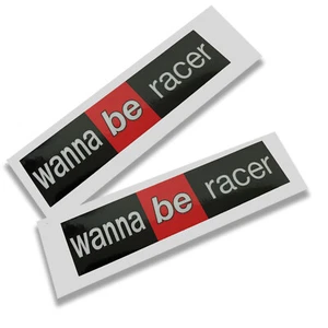 Adesivi Grafici Wanna Be Racer X 2 Colori Parafango - Foto 1 di 1