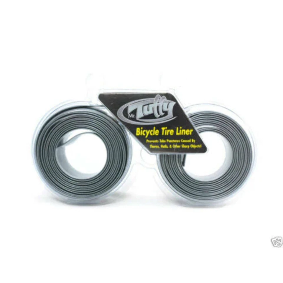 Mr Tuffy Forros de Neumáticos Plateado 26" Forro de Neumático de Bicicleta 26 Nuevo Foto 1 de 1