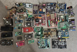 Steckkarten Netzteile Kühler Mainboards Ram Computer PC Schrott DEFEKT #1 - Bild 1 von 3