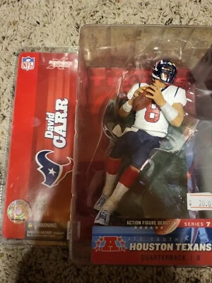 NIB McFarlane David Carr NFL Figure Houston Texans Series 7 FREE SHIPPING 2003 - Image 1 of 2