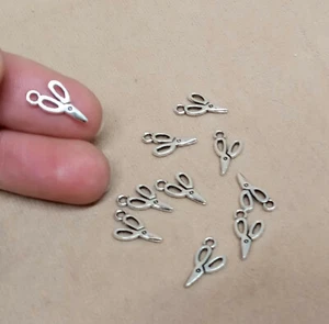 Casa de muñecas miniatura escala 1:12 - dijes de tijera de metal de 15 mm - paquete de 10 piezas - Imagen 1 de 1