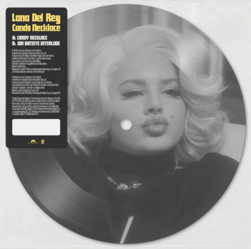 Lana Del Rey - Candy Necklace Limited Picutre 7" Vinyl Single NEU - Bild 1 von 1