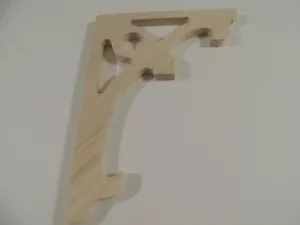 10 nuevos soportes de esquina decorativos de madera de pino sin terminar ~ carpintería - Imagen 1 de 6