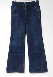 Womens Madewell Jeans Size 26 x 32 8" Rise Dark Blue - Picture 1 of 9