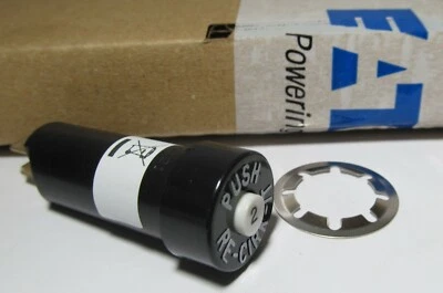 NEW EATON/ HEINEMANN 2-AMP 2A KD1-2 PUSH RE-CIRK-IT PUSHBUTTON CIRCUIT BREAKER