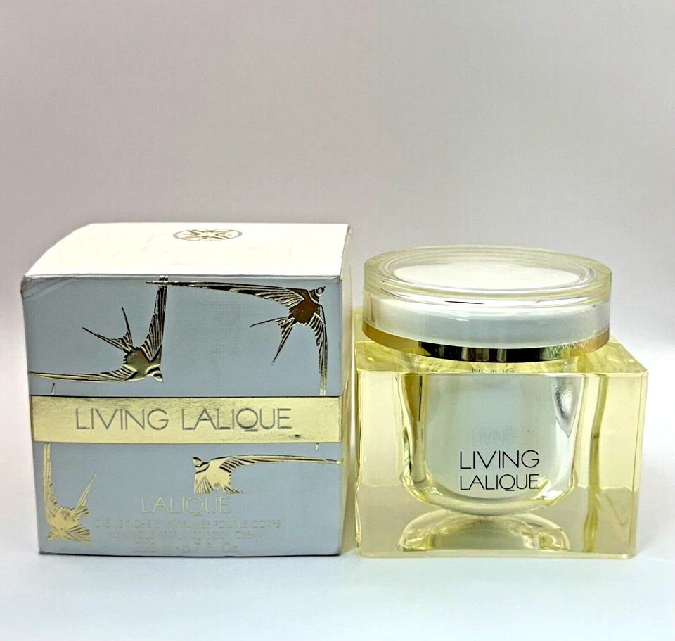 LALIQUE 200ML LUXURIOUS PERFUMED BODY CREAM VINTAGE! BOX DAMAGED FREE SHIPPING - Image 1 of 1