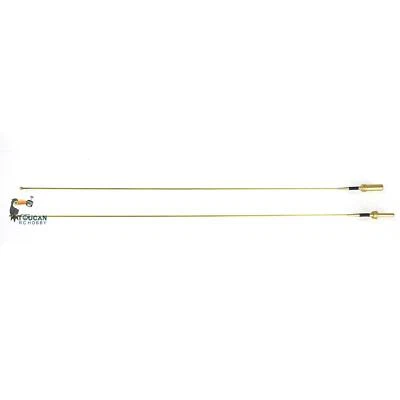 Metal German Leopard2A6 Antenna 1Pair for Henglong 1/16 RC Tank 3889 Wheel Part - image 1 of 2