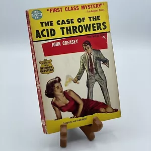 The Case Of The Acid Throwers by John Creasey Paperback Avon 641 Inspector West - Picture 1 of 8