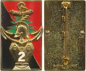 6° Régiment du Génie de D.I.Ma, 2° Compagnie, rouge vif, mat, A.Bertrand (0787) - Imagen 1 de 1