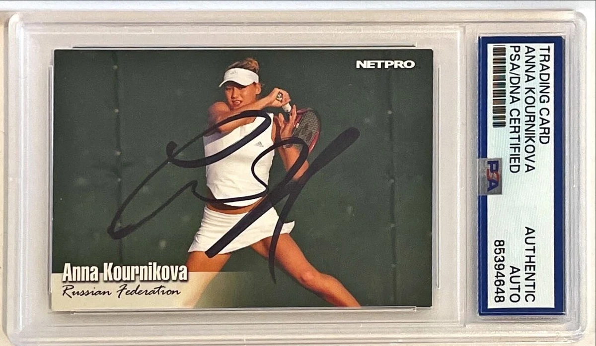 Anna Kournikova Professional Sports Authenticator (PSA) Original