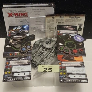 Star Wars X-Wing Miniaturen Spiel Schiff Modell VT-49 Dezimator + Token Karten Zifferblatt - Bild 1 von 11