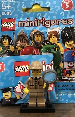 LEGO Series 5 Collectible Minifigures 8805 Detective Retired Original Packaging - Image 1 of 4
