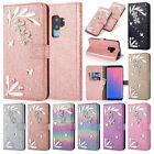 For Samsung S23 S22 S21 S20 Note 20 Ultra 10 Flip Glitter Leather Wallet Case