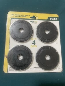 4 2” Timber Bolt Heavy Duty Washers Galvanized 56680 for Gazebos Arbors etc NEW - Picture 1 of 4