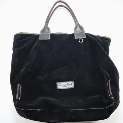 Bolso de Mano Dooney & Bourke Negro Gamuza Belle Shopper Bolso de Hombro Grande Foto 1 de 4