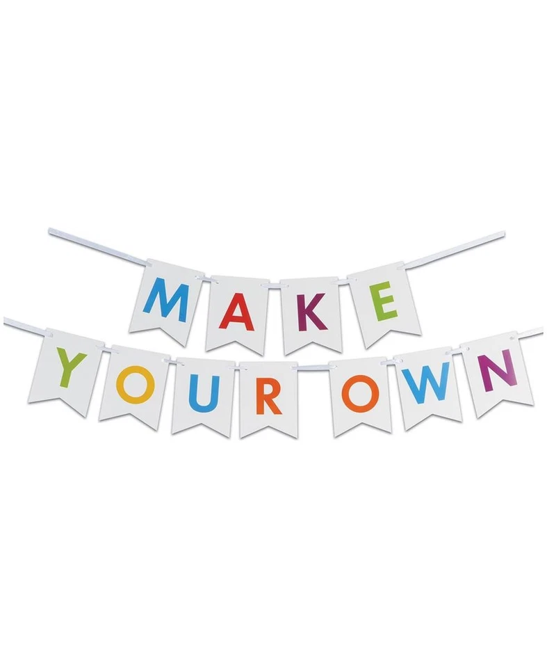 Kit Streamer Letras Tamaño 6" x 12' para Cumpleaños - Beistle Foto 1 de 1