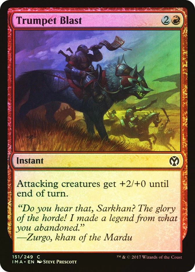 MTG FOIL Trumpet Blast  - Iconic Masters #151 - Image 1 of 1