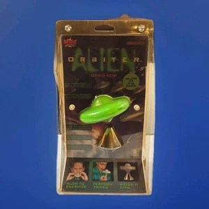 Super Science Alien Orbiter Gyro-Top Glow In The Dark #0901 UFO da collezione leggi - Foto 1 di 15
