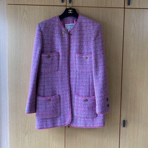 Giacca tweed Chanel anni 90 38 lana mohair