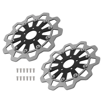 Pair Front Brake Rotor for Harley-Davidson Softail 2015-2024 5.0mm Thickness New - Image 1 of 4