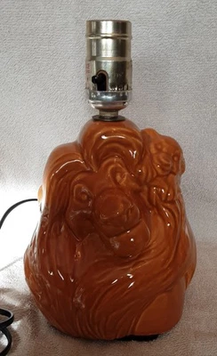 Lámpara de mesa vintage Disney Rey León Ceremic Mufasa Simba años 90 Foto 1 de 4