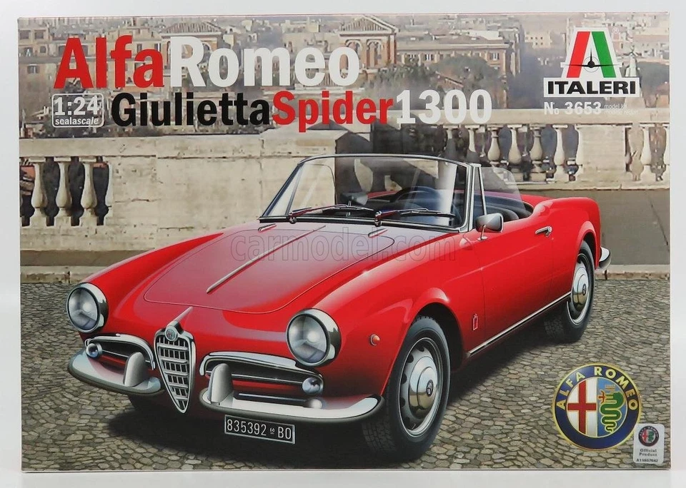 1/24 ITALERI - ALFA ROMEO - GIULIETTA SPIDER 1300 1961 IT3653 - Immagine 1 di 1