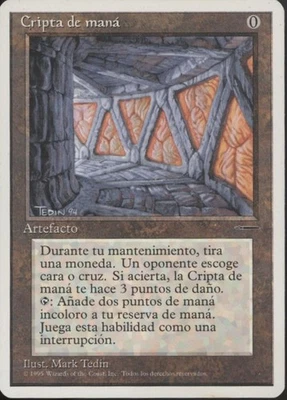 Mana Crypt Magic the Gathering Book Promo Spanish - Image 1 of 4