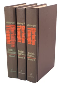 History of Christian Thought Justo Gonzalez 3 Vol HC Set Abingdon Press - Picture 1 of 23