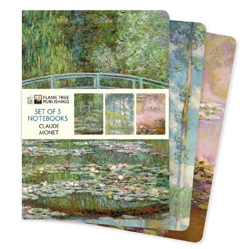 Claude Monet Set of 3 Standard Notebooks - Image 1 of 1