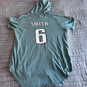 Majestic Threads NFL Philadelphia Eagles #6 DeVonta Smith Hoodie T-Shirt Mens XL - Picture 1 of 10