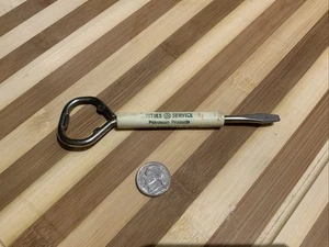 Vintage Beer Bottle Opener Screwdriver Cities Service Oil Burwitz Fowlerville MI - Picture 1 of 7