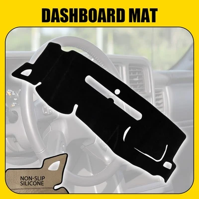 US Car Dashboard Cover For 2010-2012 Silverado 2500HD 3500HD Dash Mat Sun Shield - Image 1 of 4