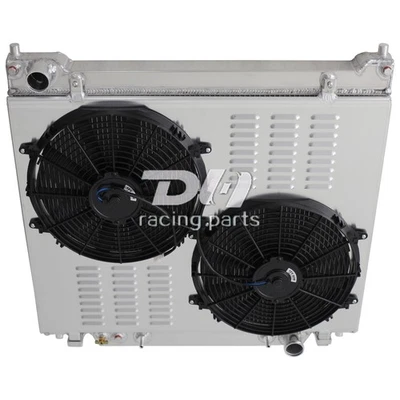 Radiador de 3 filas con ventilador de cubierta para Ford F-250 F-350 Super Duty 1995-1997 7,3 L diésel Foto 1 de 4